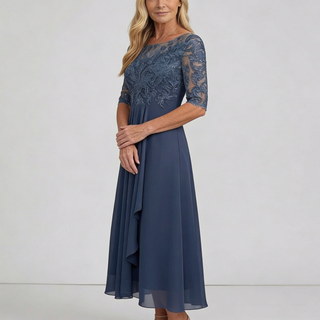 ZARIA | Lace Midi Dress Effortless Elegance