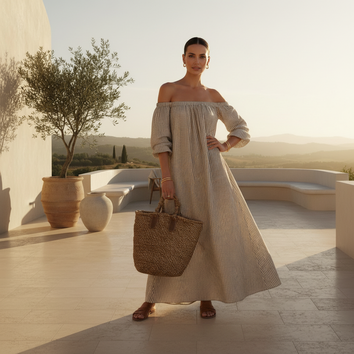 CARMEN | Long Off Shoulder Dress