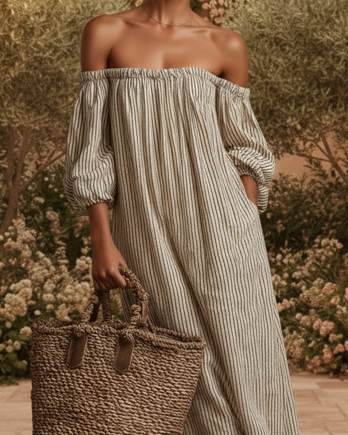 CARMEN | Long Off Shoulder Dress
