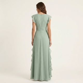 NELLYANA | Ruffle Maxi Dress