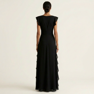 NELLYANA | Ruffle Maxi Dress