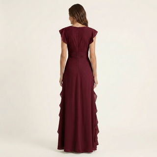 NELLYANA | Ruffle Maxi Dress