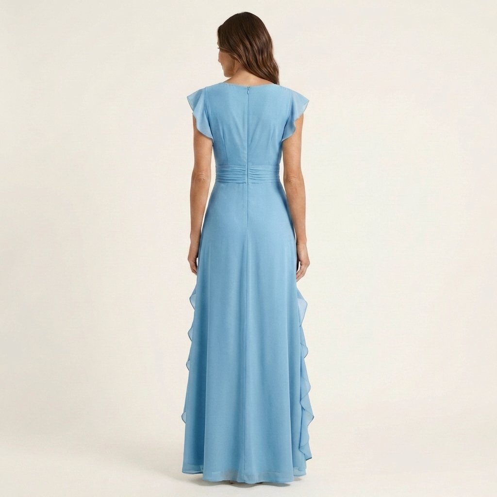 NELLYANA | Ruffle Maxi Dress
