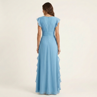 NELLYANA | Ruffle Maxi Dress