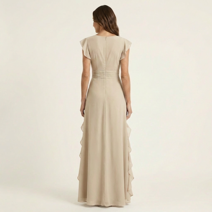 NELLYANA | Ruffle Maxi Dress