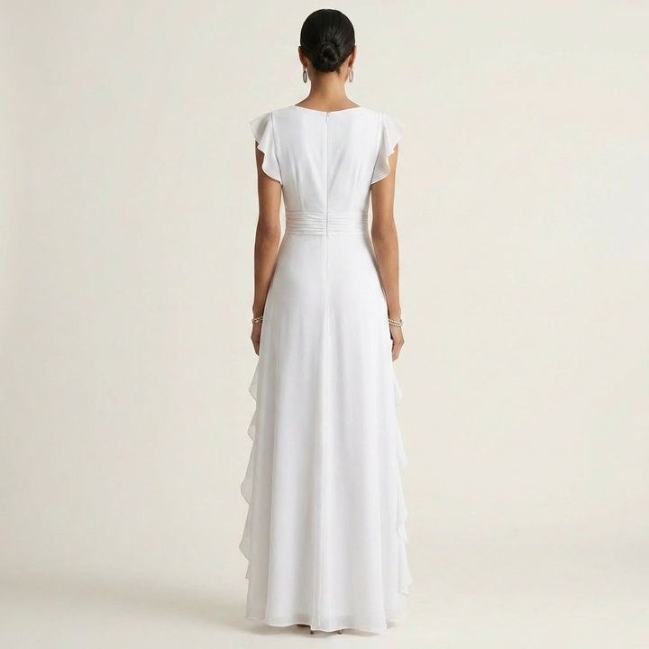NELLYANA | Ruffle Maxi Dress