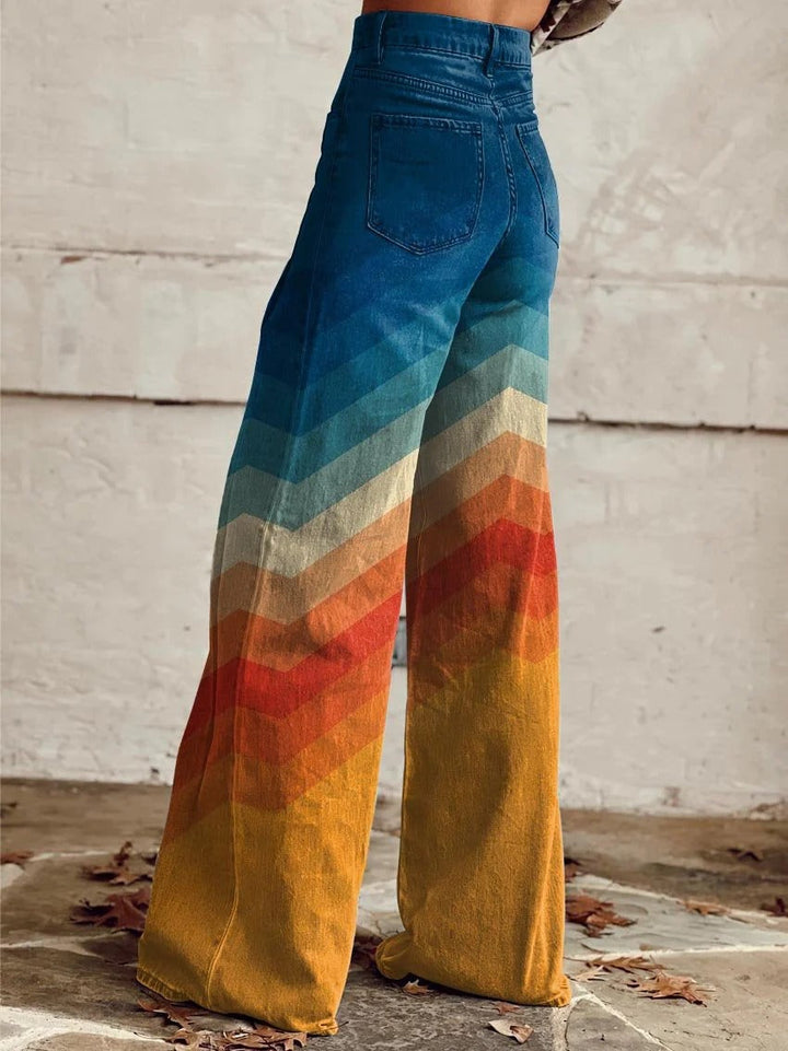 Léna | Floral Wide-Leg Trousers