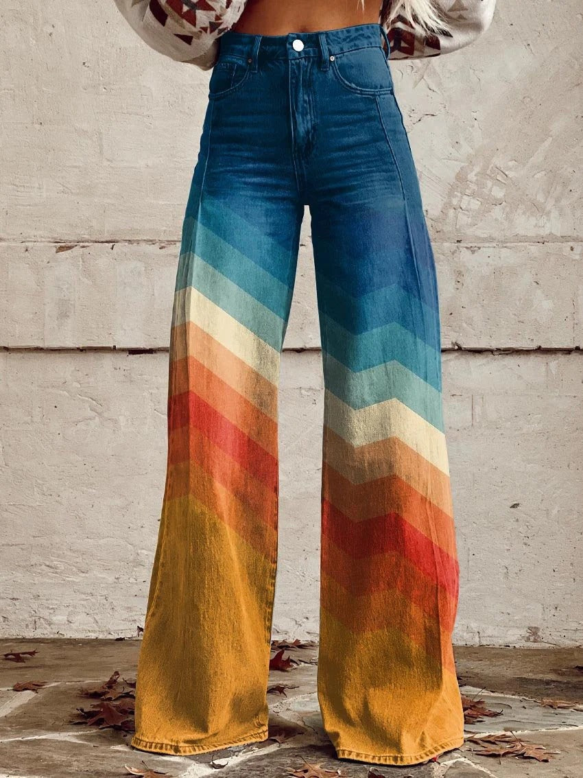 Léna | Floral Wide-Leg Trousers