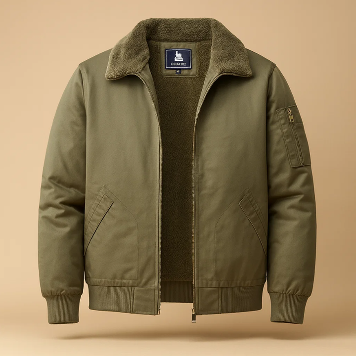 Graham | Fleece Bomber Jacket