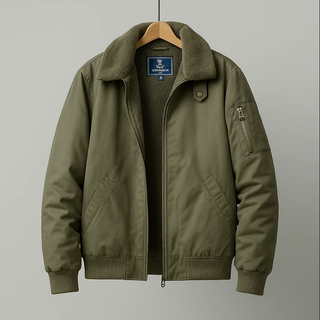 Graham | Fleece Bomber Jacket