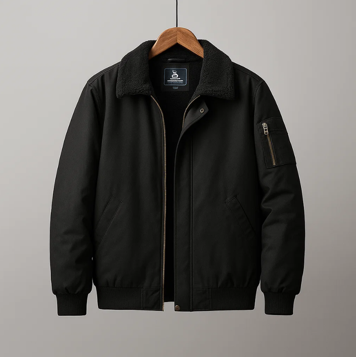 Graham | Fleece Bomber Jacket