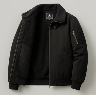Graham | Fleece Bomber Jacket