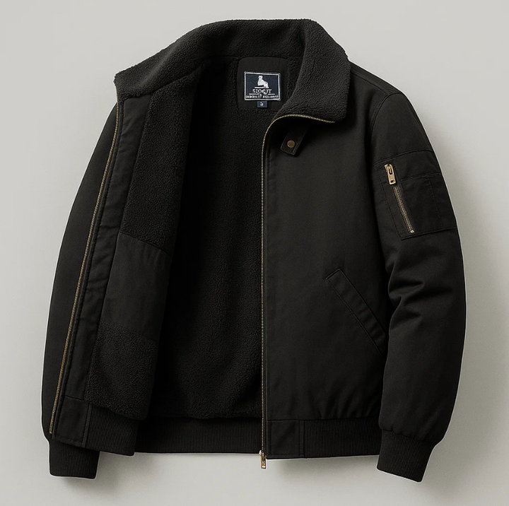 Graham | Fleece Bomber Jacket