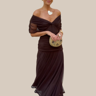 MARELLIA™ | Floral V-Neck Maxi Dress