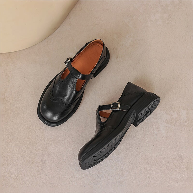 MATTEA™ | Elegant Mary Janes Made Of Leather