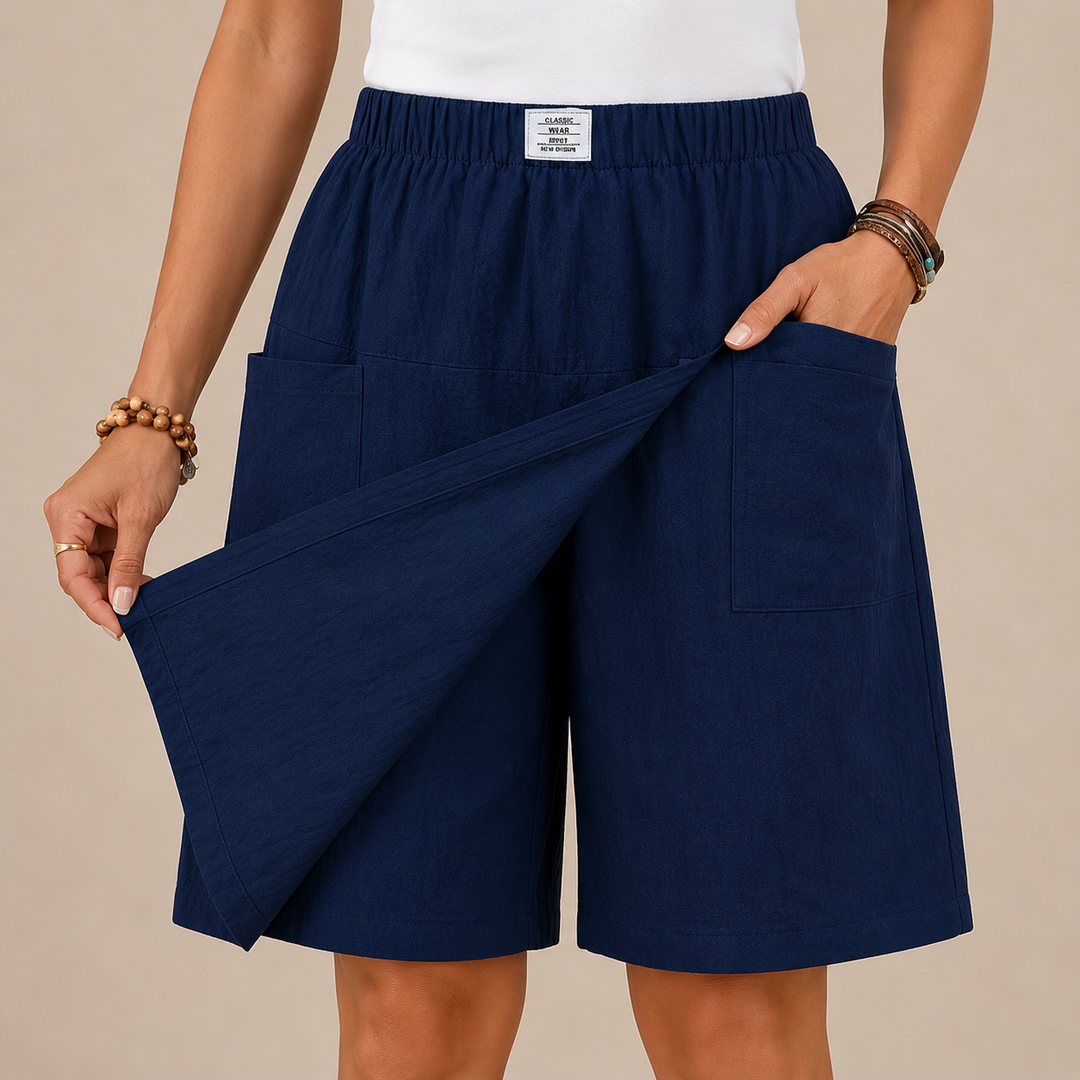 BRIELLE | Elastic Waist Skort
