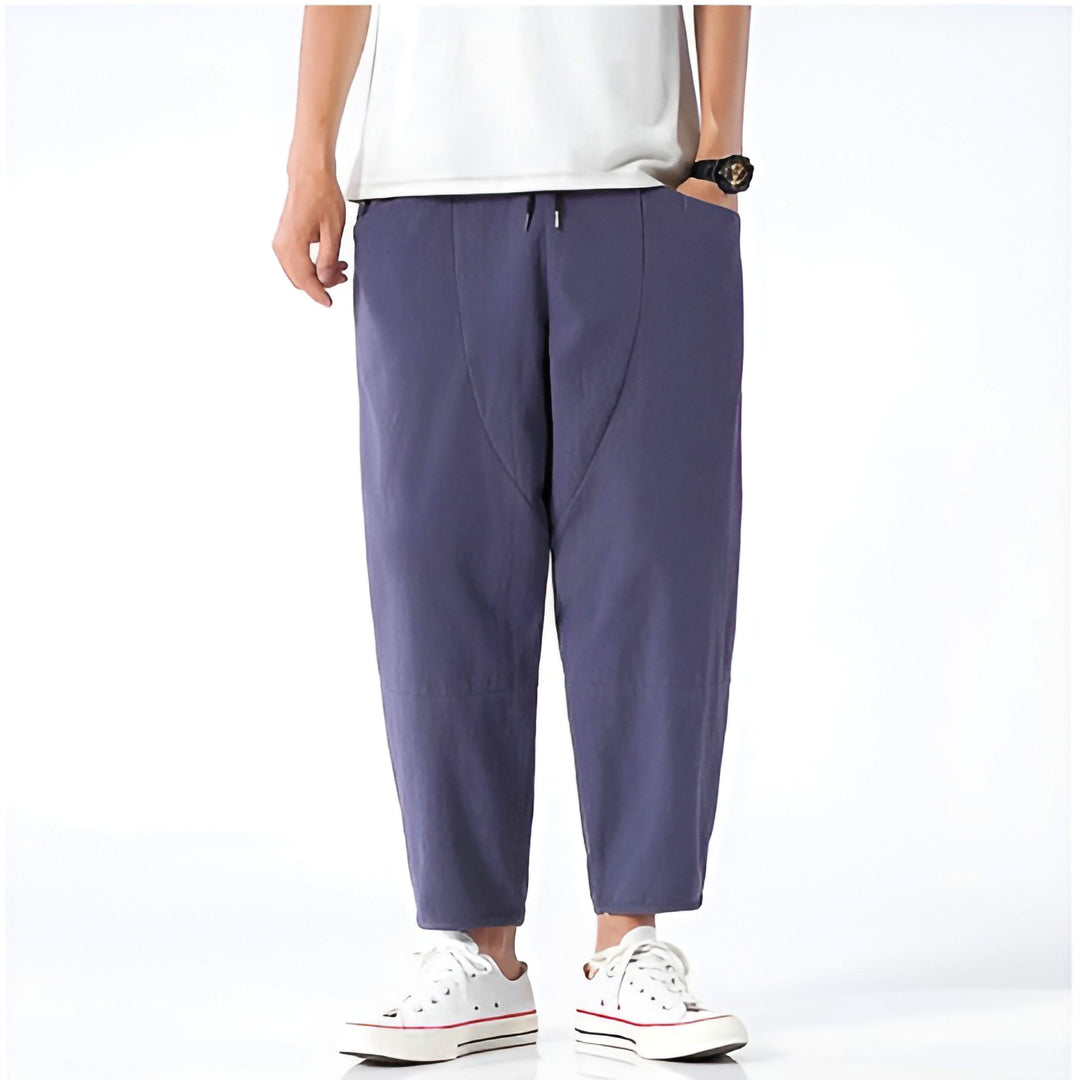 Finn | Cropped Cotton Pants