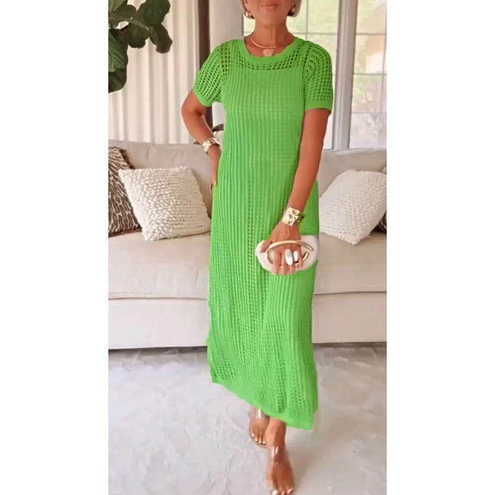 Elowira | Layered Cut-Out Maxi Dress Set