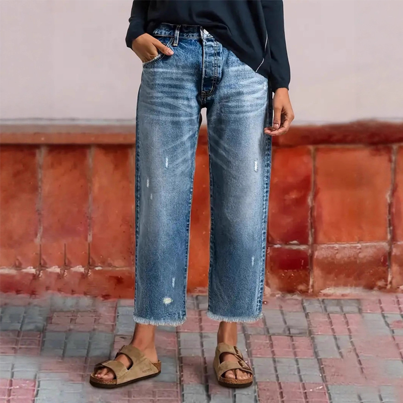 DALIA | Retro Straight-Leg Jeans for Women