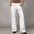 Avera | Elegant High-Waist Flared Trousers