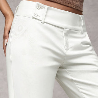 Avera | Elegant High-Waist Flared Trousers