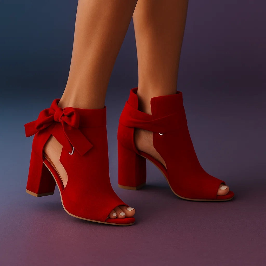 ARABELLA | Bow Detail Heeled Sandals