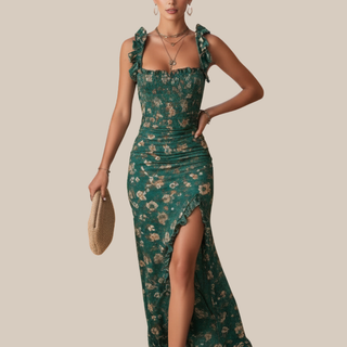ZARA™ | Retro Asymmetrical Boho Maxi Dress
