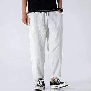 Finn | Cropped Cotton Pants