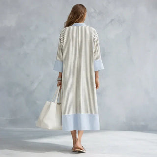 Alessira | Striped Midi Dress