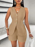 CHELENA™ - Chic Summer Vest and Shorts Set