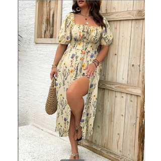 AVENNA™ - Comfy Elegant Summer Slit Dress